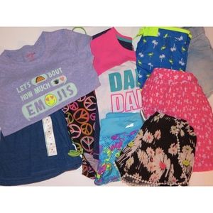 Girl Bundle LOT Jean Shorts Skirt Bathing Suit